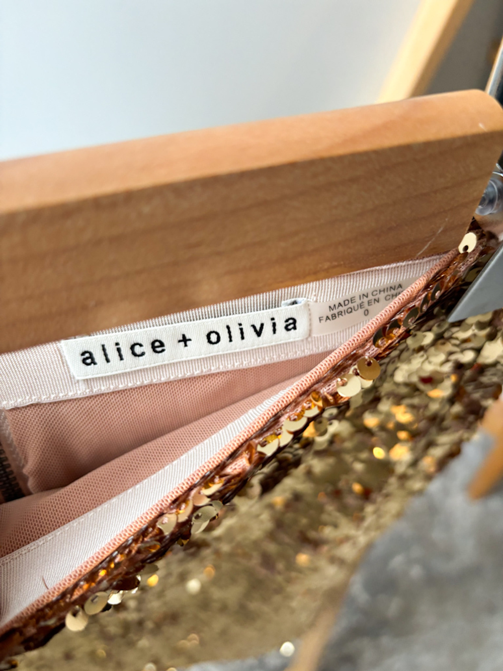 Юбка с пайетками Alice+Olivia, XS
