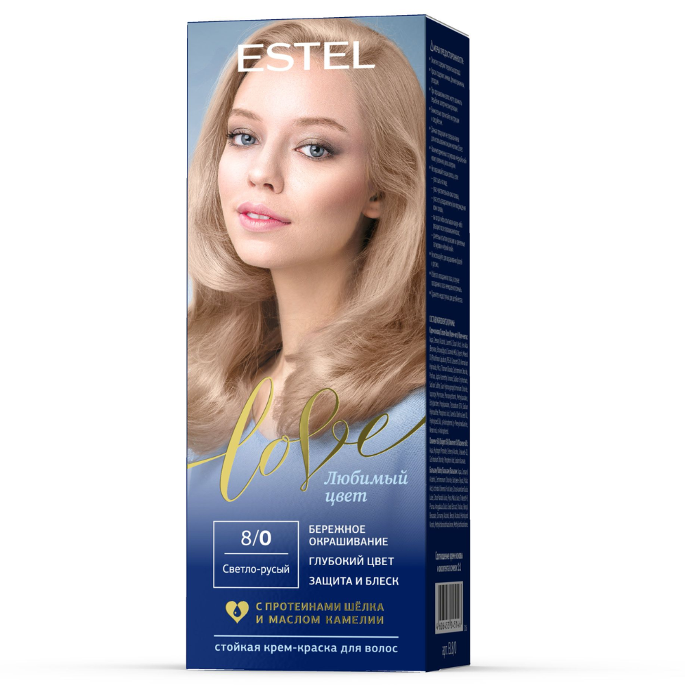 Краска для волос Estel Love светло-русый 8/0