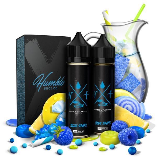 Купить Жидкость для электронной сигареты Humble x Flawless - Blue Swirl (Original) 60 ml