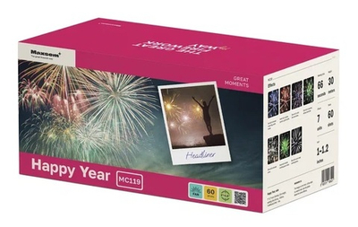 Батарея салютов "Мой первый праздник" MC119 60 залпов * 1-1.2"