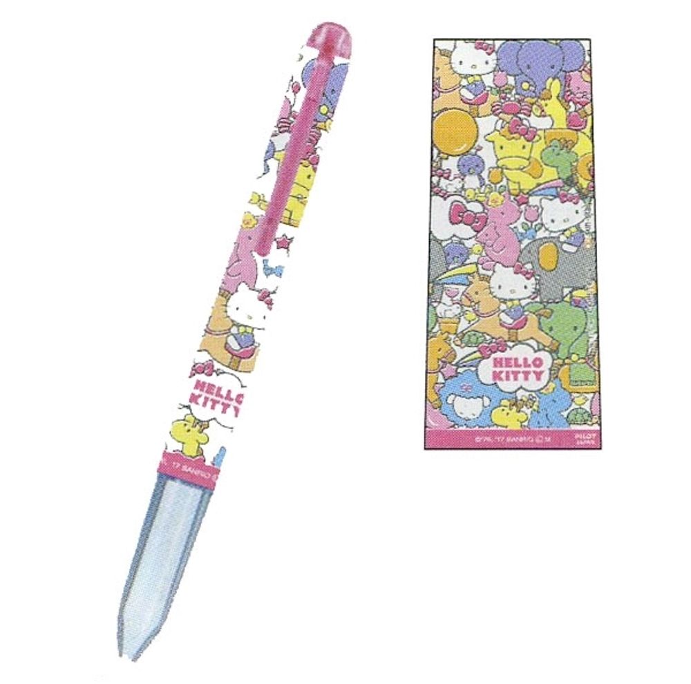 Ручка Pilot / Sun-Star Hi-Tec-C Coleto N 4 Hello Kitty (動物 - Dōbutsu)