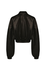 Черная кожаная куртка