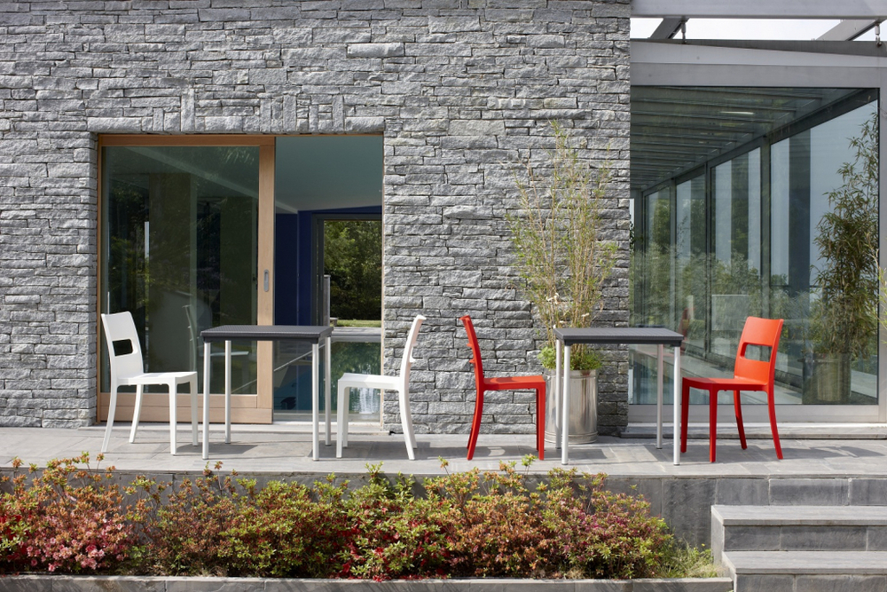 Стул пластиковый Scab Design Sai, терракотовый