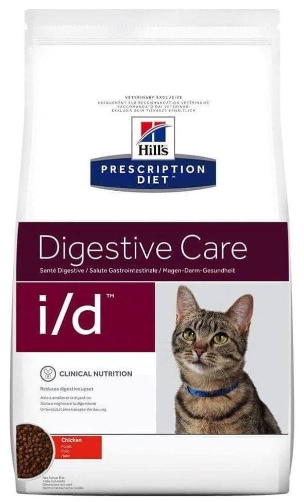 Хилс 5кг  i/d сухой корм для кошек при заболеваниях пищеварительного тракта
