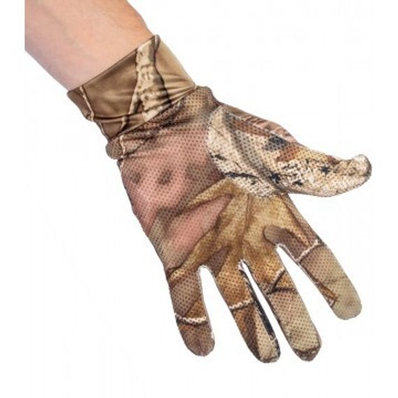 Перчатки Helios трикотажные КМФ лес р. XL