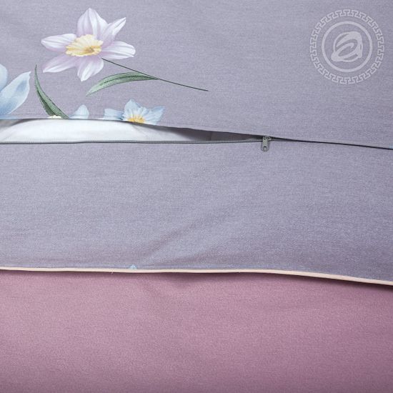 Евро комплект постельного белья Агнес велюр (фуле)