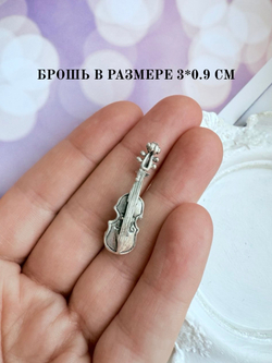 Брошь "Виолончель"