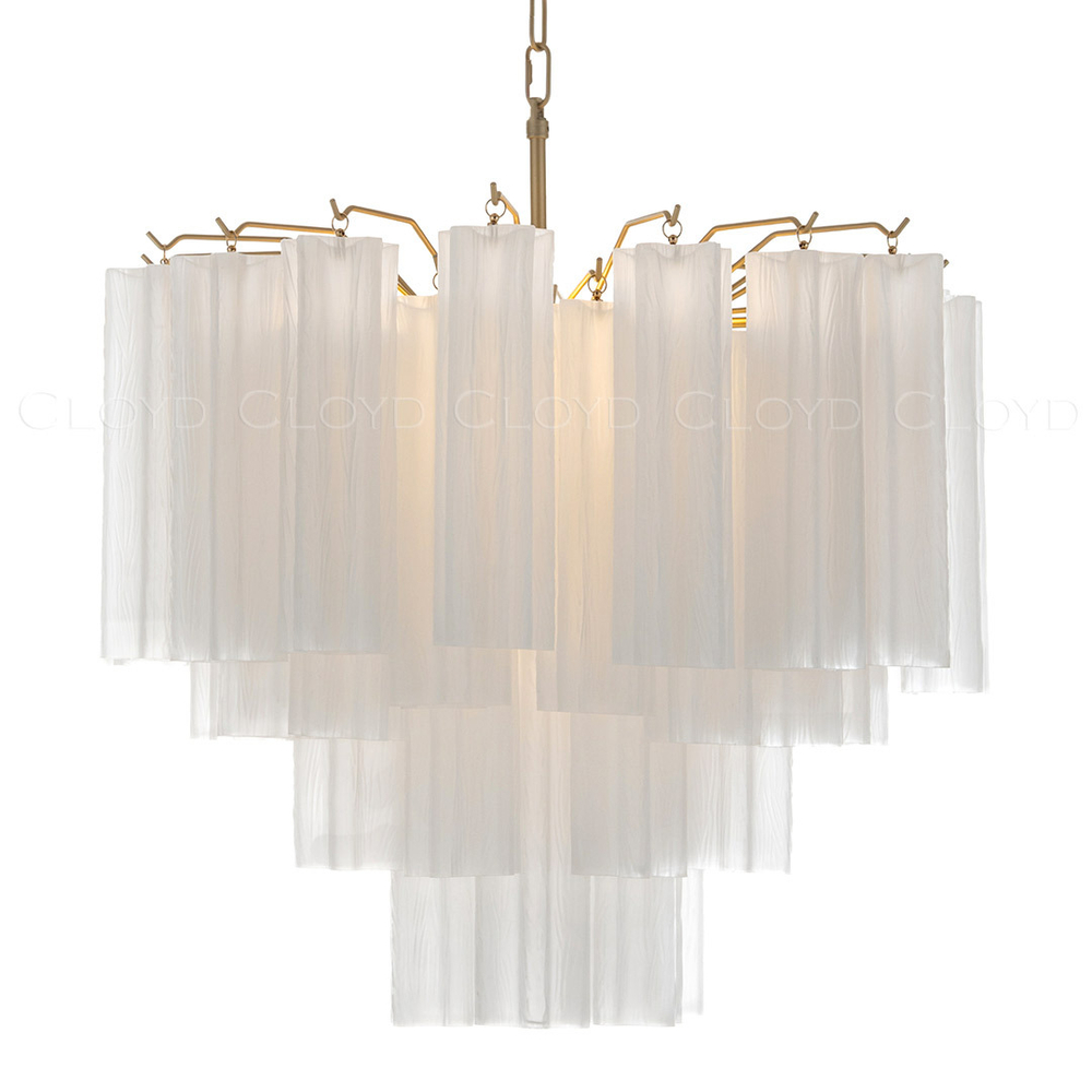 Люстра Cloyd ANNO-C C7 / Ø58 см - латунь светл. - белое матовое стекло (арт.11649)