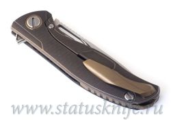 Нож Широгоров Хати CF Bronze 3D S90V Custom Divisionфотография - 11