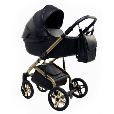 Детская коляска Reindeer Raven 3 в 1 (Черный)
