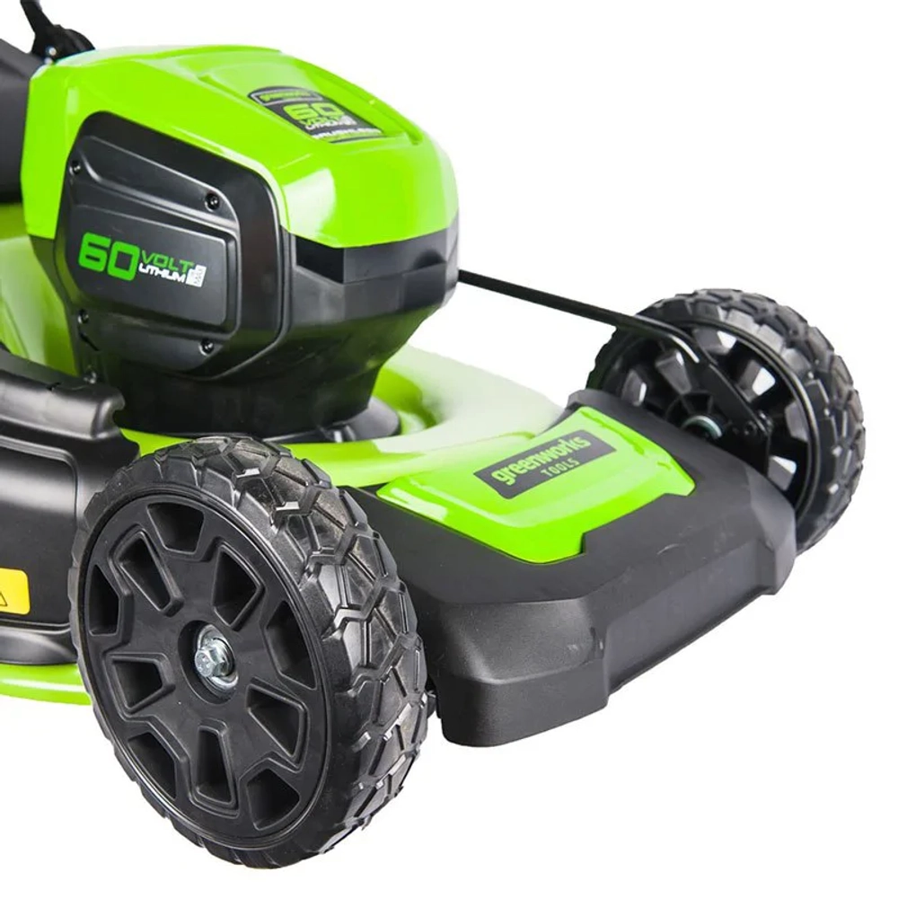 Газонокосилка аккумуляторная Greenworks GD60LM46HP 60V 60В (без АКБ и ЗУ) нож 46 см, 2502807