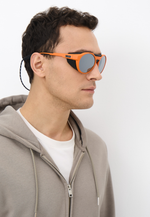 Спортивные очки GOG Manaslu / Matt Neon Orange-Black / Silver Lens