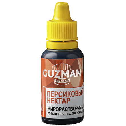 Краситель жидкий жирорастворимый Персиковый нектар (414), GUZMAN, 15 г