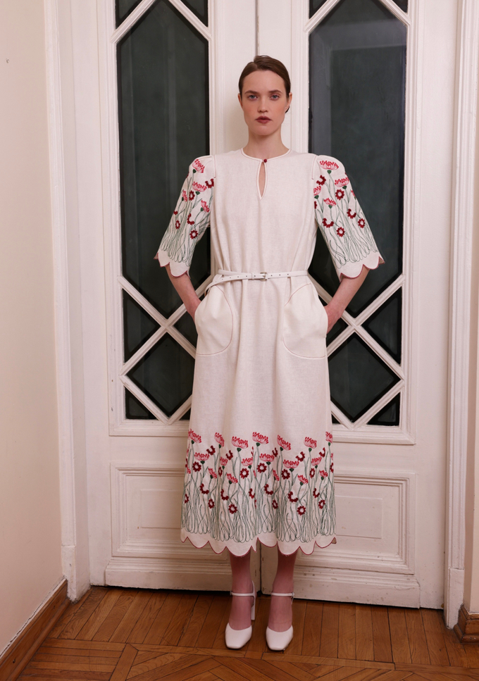 Платье «Мирослава», белый