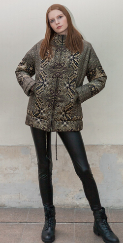 Куртка "Три Империи", по мотивам мозаик П. Корина в подземном вестибюле станции метро "Комсомольская"