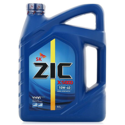 Моторное масло ZIC X5 Diesel 10w40 6л полусинтетика