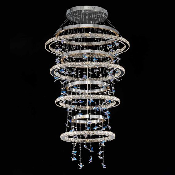 Люстра хрустальная с пультом Citilux ETERA CL322090