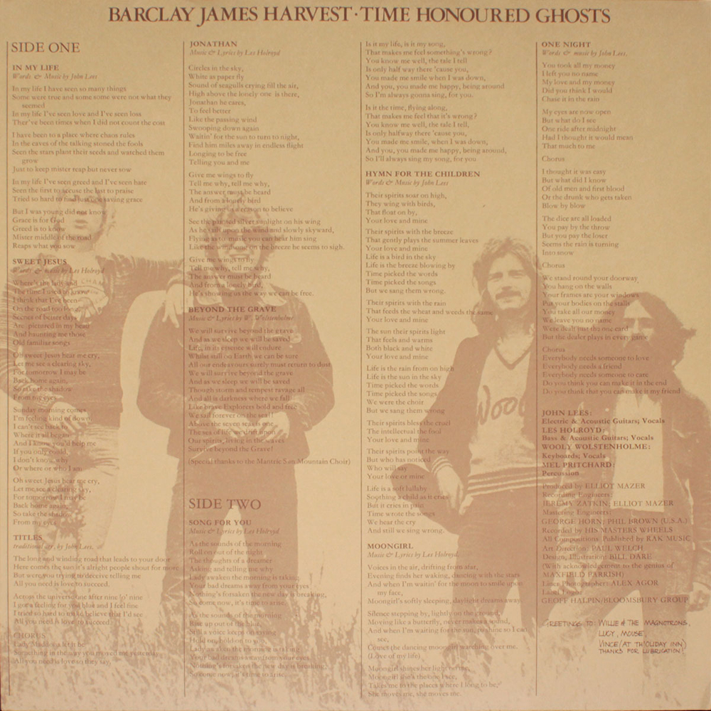 Barclay James Harvest / Time Honoured Ghosts (LP)