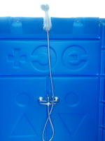 Мобильная Душевая Кабина  Тип3 (Без Бака) в сборе Экомарка S-3 (1200x1100x2200см;70кг;бежевый) - арт.561461