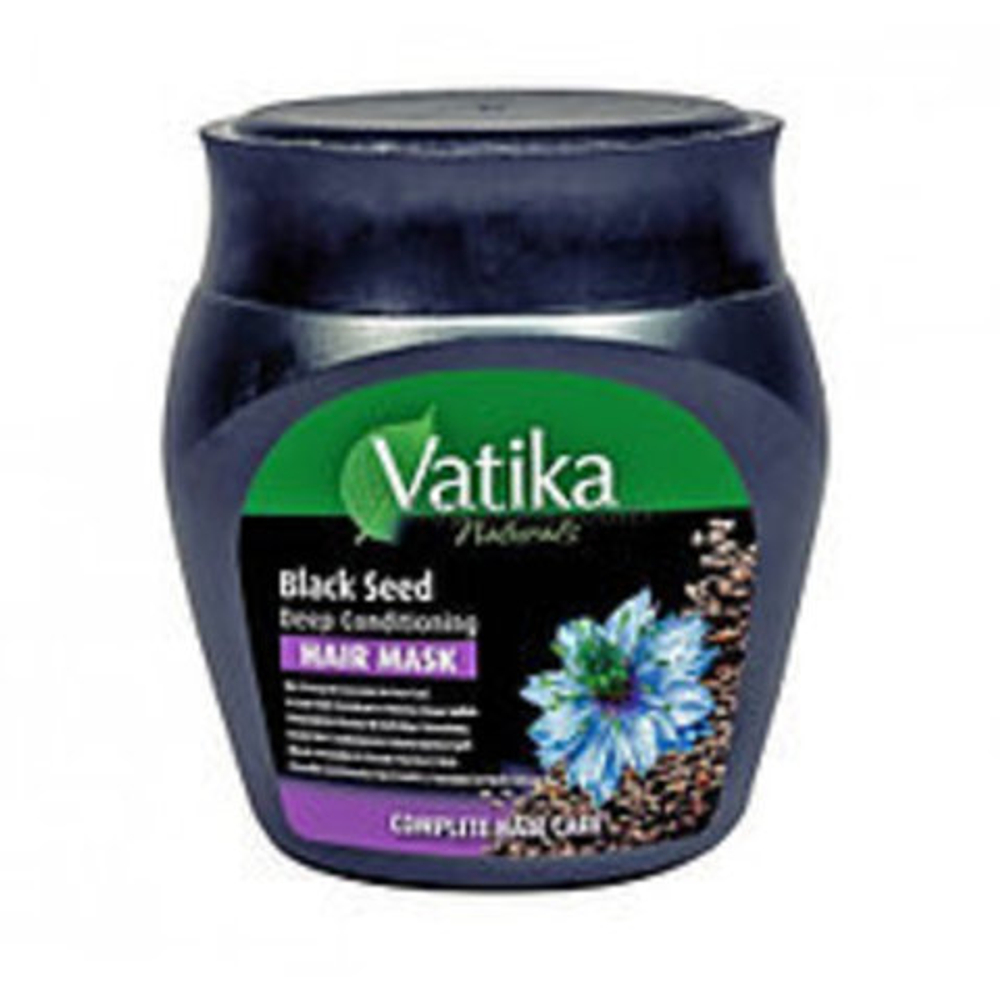 Маска для волос Dabur Vatika Black Seed Strong & Shine Дабур Ватика Чёрный тмин Восстановление и защита волос 500 г