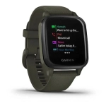 Смарт-часы Garmin Venu Sq Music Edition темно-зеленый с серым алюминиевым безелем 010-02426-13