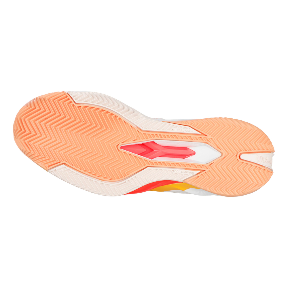 Женские теннисные кроссовки Wilson Rush 4.0 Clay Court Shoe Women - Cream, Golden Yellow