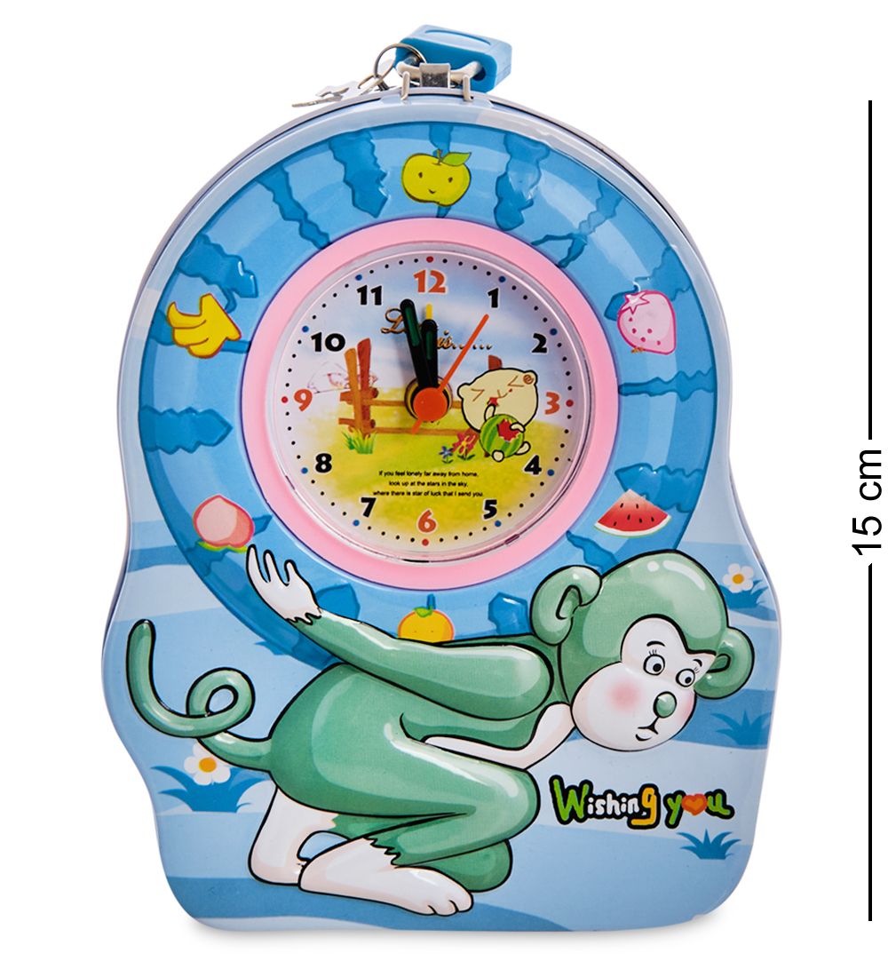 BX- 90/4 Метал. копилка с часами «Обезьяна»