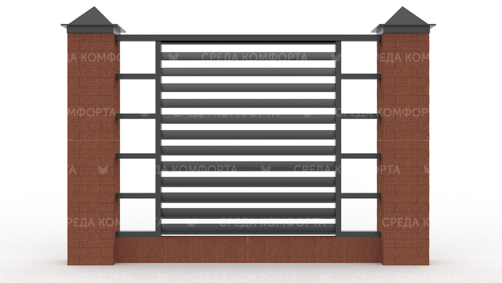 Забор жалюзи ZBR0133