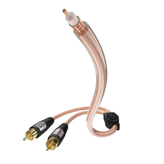 Inakustik Star Audio Cable Y-Sub RCA-2RCA Transparent 3m