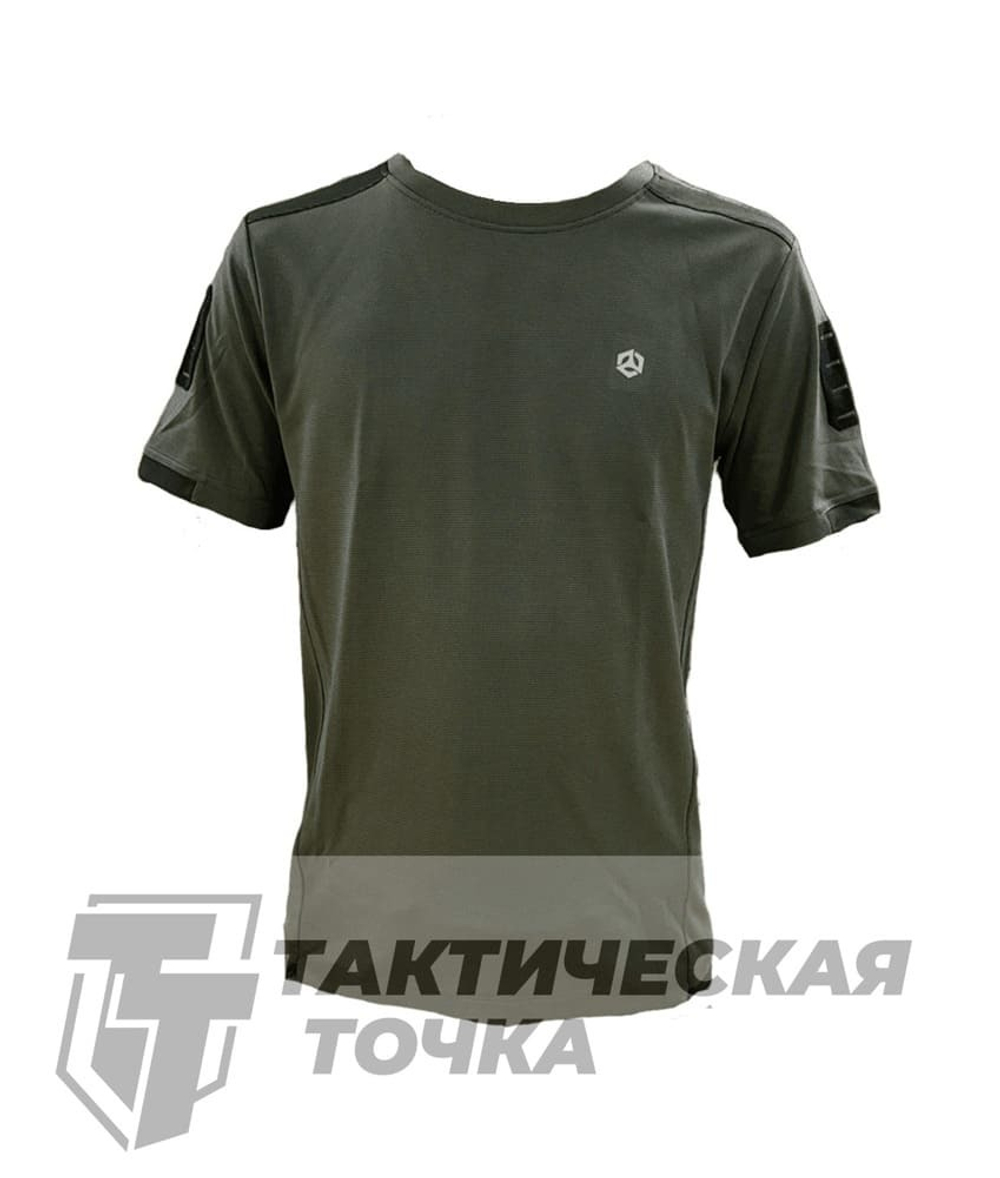 Футболка S. ARCHON олива с черными вставками