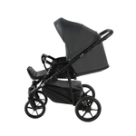 Детская коляска Sevillababy Tisso 2 в 1 серый экокожа