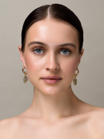 Серьги "Eye" Gold