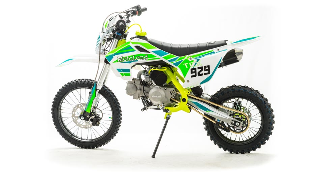 Питбайк Motoland TCX140 (2021 г.) Зеленый
