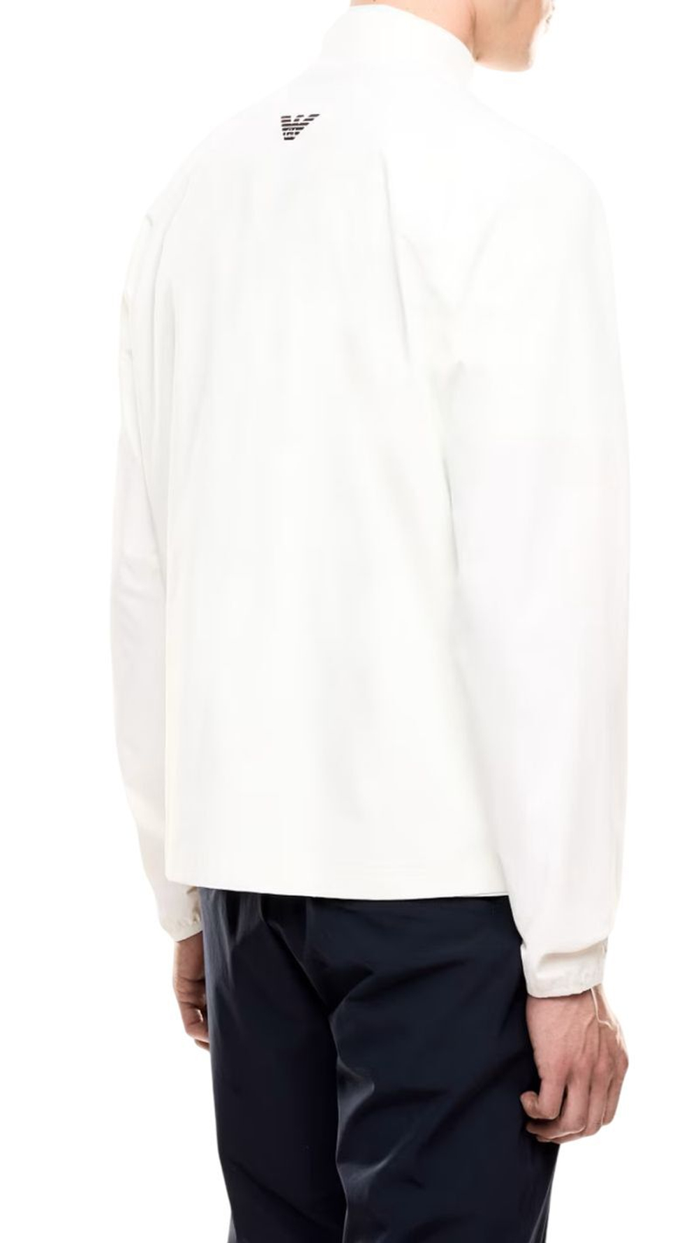 Мужская теннисная кофта EA7 Pro Tech - белая звезда