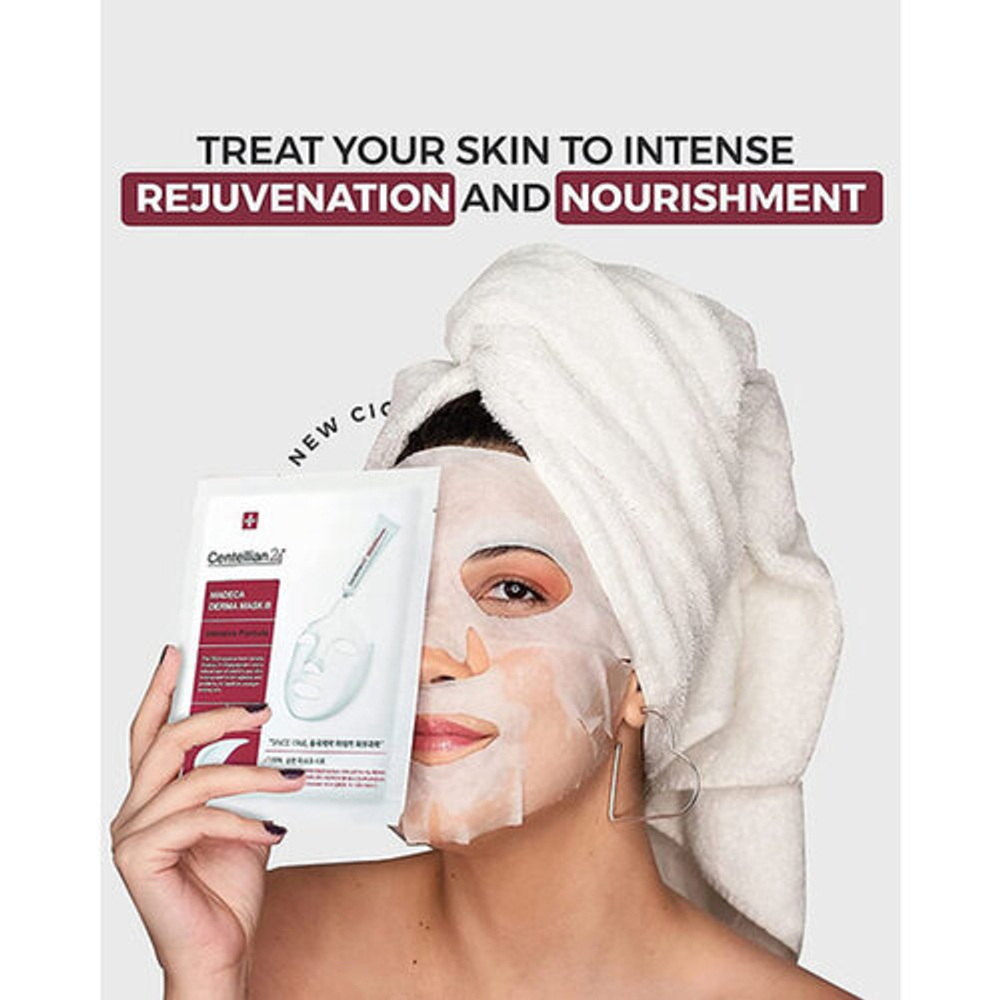 Centellian24 Маска тканевая интенсивная - Madeca derma mask III intensive formula, 23мл