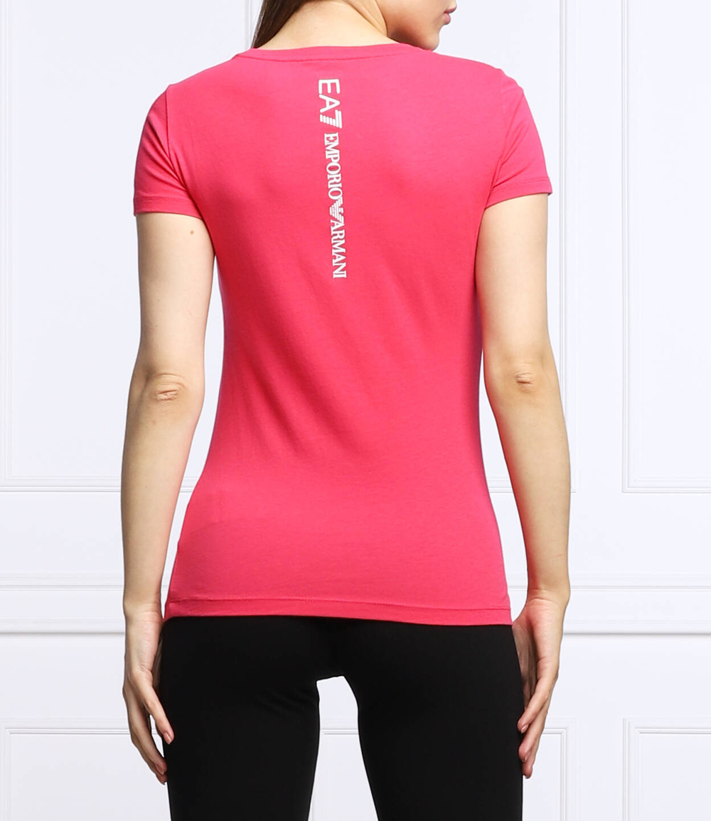 футболка EA7 - фуксия(8NTT63 TJ12Z)