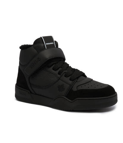 Кожаные кроссовки spiker Dsquared2 - черный(SNM0371 23807617)