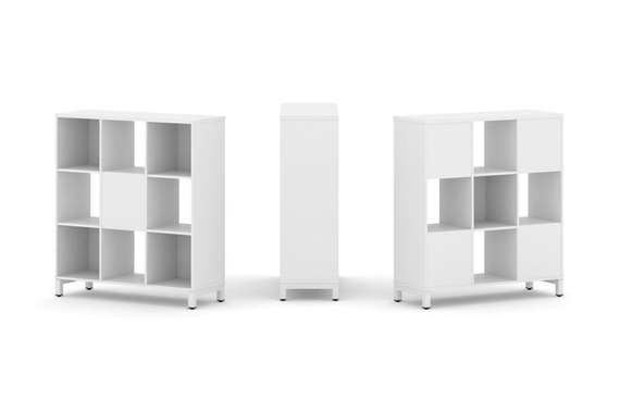 Style Project Набор стеллажа 2-х сторон., 3 яр. SN.NSD-331  1121*400*1248