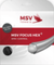 Теннисная струна MSV Focus HEX BK - 1.33 Set (12 м), арт. 4834