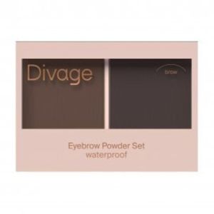 Набор теней для бровей Waterproof Brow Powder Set DIVAGE №02