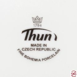 Масленка Thun Опал платиновые пластинки 20см