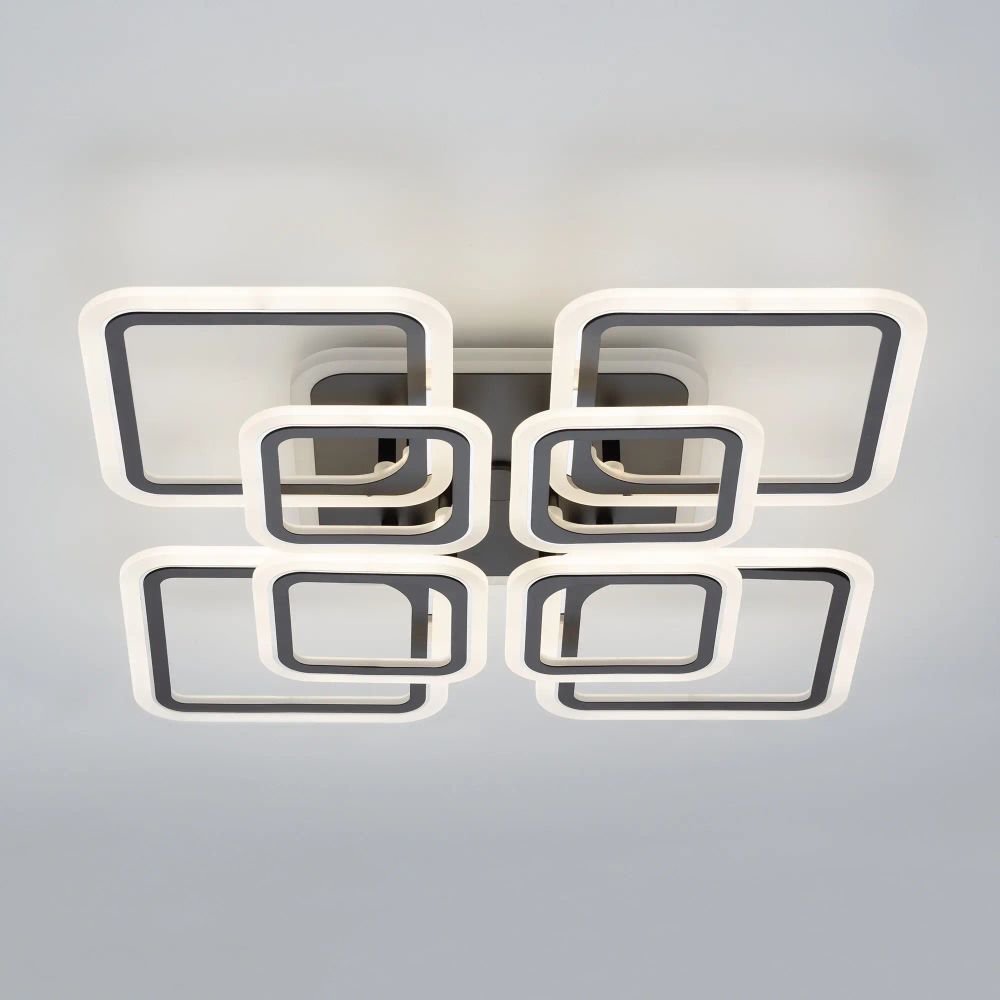 Citilux Марсель Смарт CL232A185E RGB Умная люстра Чёрная