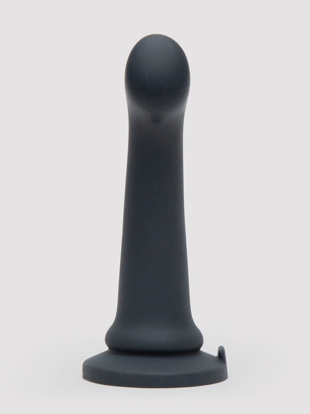 Черный фаллоимитатор Feel It Baby Silicone G-Spot Dildo - 17,8 см.