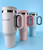 Кружка-термос Bottled Joy, нержавеющая сталь 316, 1200 мл, розовый