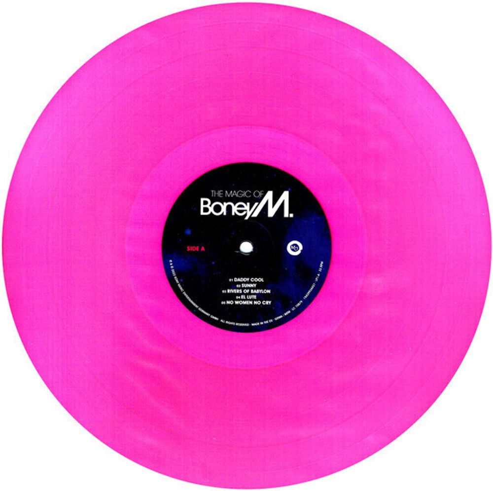 BONEY M. The Magic of Boney M. (Magenta & Blue Transparent) (2 LP). БОНИ М - Лучшее