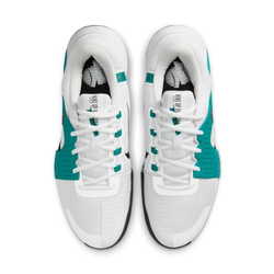 Мужские кроссовки теннисные Nike Zoom GP Challenge 1 - white/black/radiant emerald