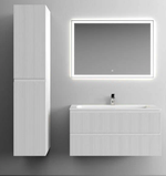 Шкаф-пенал SANCOS Snob T подвесной Bianco, 350х350х1650 мм, арт. PSNT35W
