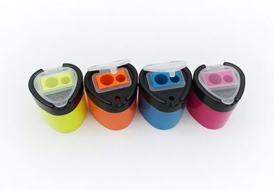 Точилка для карандашей. 2 отв. Сердечко ассорт. (ТК-3538) (Проф-Пресс)