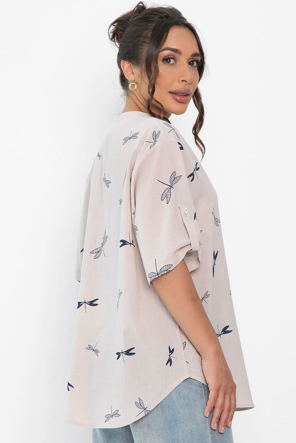 Блуза Флоретта (бежевая) Б13974-20М LT Collection