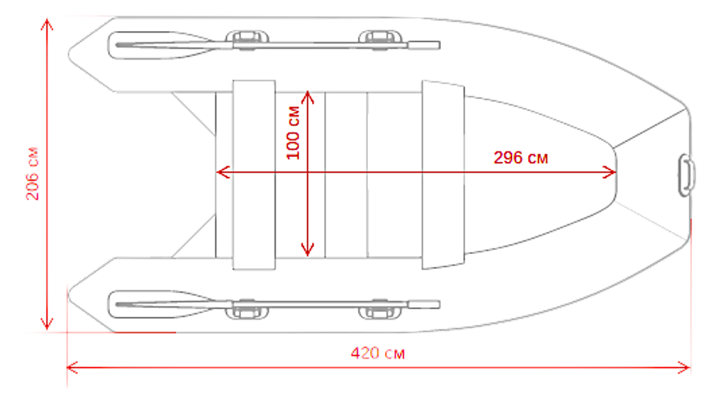 Лодка ПВХ Gladiator Air Sport E420S НДНД -